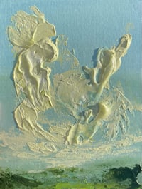 Image 1 of acrylic impasto painting 6 x 9 inches  