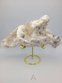 Image 1 of Chrysanthemum Quartz Crystal Rare Specimen with Stand- 2 Styles