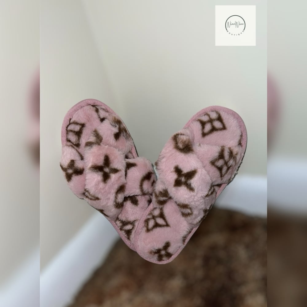 Image of Kriss Kross Slippers (PINK)