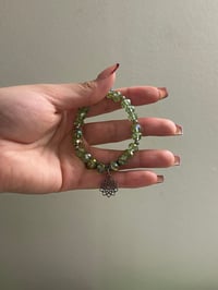 Image 1 of 'Green Lotus' Bracelet