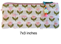 Image 1 of Vintage Chenille Pouch 09