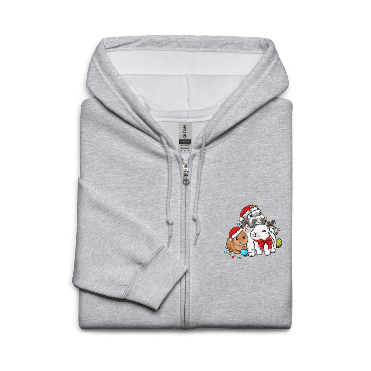 Image of Blumollo Santa Zip Hoodie - Limited Holiday Edition