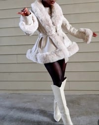 Image 5 of Lux Trench Fur Coat