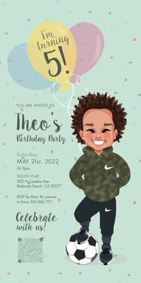 Image 2 of Birthday party invitation