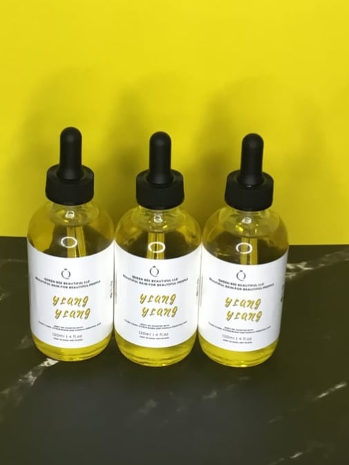 Image of Ylang Ylang Body Oil Scented w/ Ylang Ylang, Citrus Blend, Vanilla Essential oils