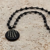 Image 1 of Skeleton Hand Necklace