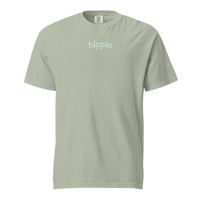 Image 4 of "hippie" Unisex Garment-dyed Heavyweight T-shirt