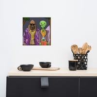 Image 2 of  Bigfoot and AlienPoster