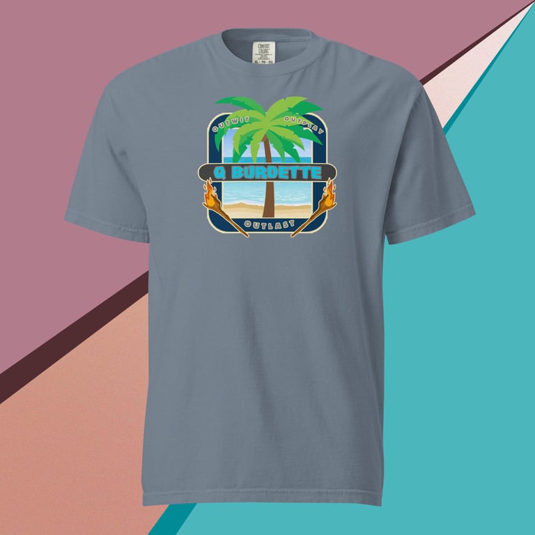Q Burdette Survivin Comfort Colors T-Shirt Image 4