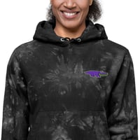 Image 5 of Embroidered Champion tie-dye hoodie