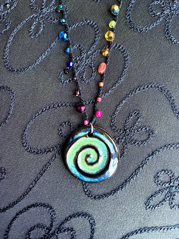Image of Spiral Necklace #1