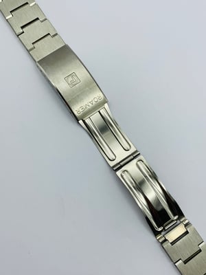 Image of vintage roamer gents stainless steel watch strap,band,bracelet n.o.s,new,1970's.(RMR-01)