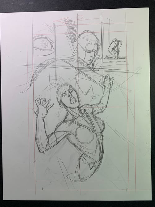 Image of JEAN GREY #1   page 23 original art