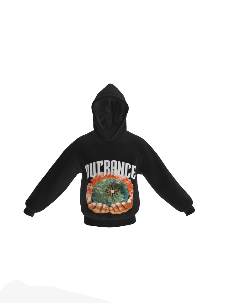 Image of OUTRANCE “ WORLD DESOLATION “ HOODIE