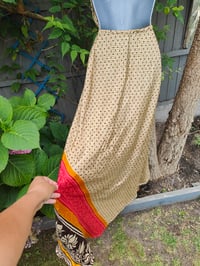 Image 8 of Bianca Frill maxi dress Red Brown