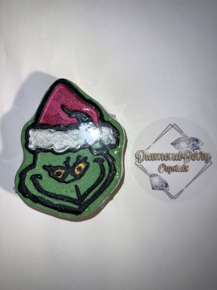 Image of Christmas Grinch bath bomb 