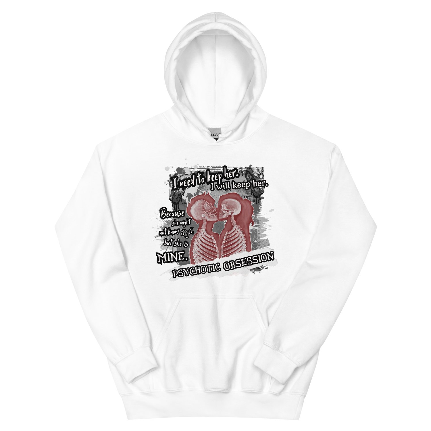 Image of Officially licensed Leigh Rivers Psychotic obsession Tobias & Aria Unisex Hoodie