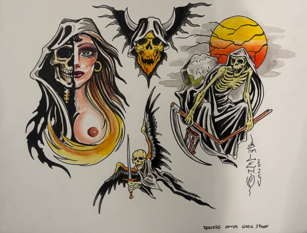 Image of Tim Lehi “Reapers & Wolves #151” Original Art