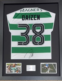 Signed Framed Daizen Maeda Celtic FC Shirt