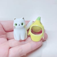 Image 4 of Banana Cat Ceramic Figurine 2 