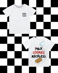 Image 1 of T-SHIRT: Milk Cookies & Reckless