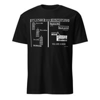PUNK VS SYNTH PUNK Short-Sleeve Unisex T-Shirt (Classic Black)