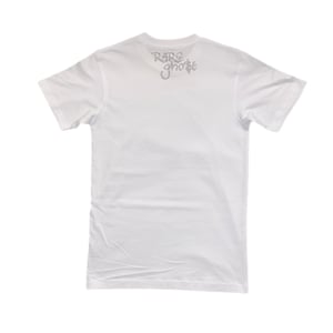 Image of Ghost Tee in White/Silver Glitter