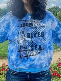 Image 2 of From The River To The Sea - Sky Sweatshirt - M
