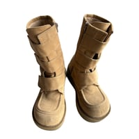 Image 2 of Question Mark 90s suede platform boots