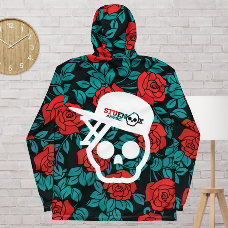 Smell The Roses Men’s Windbreaker Image 4
