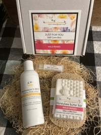 Image 3 of The "Just For You" Wild Roses Honeybee Butter Bar Self Care Box