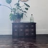 French Oak 12 Drawer Filing Cabinet 