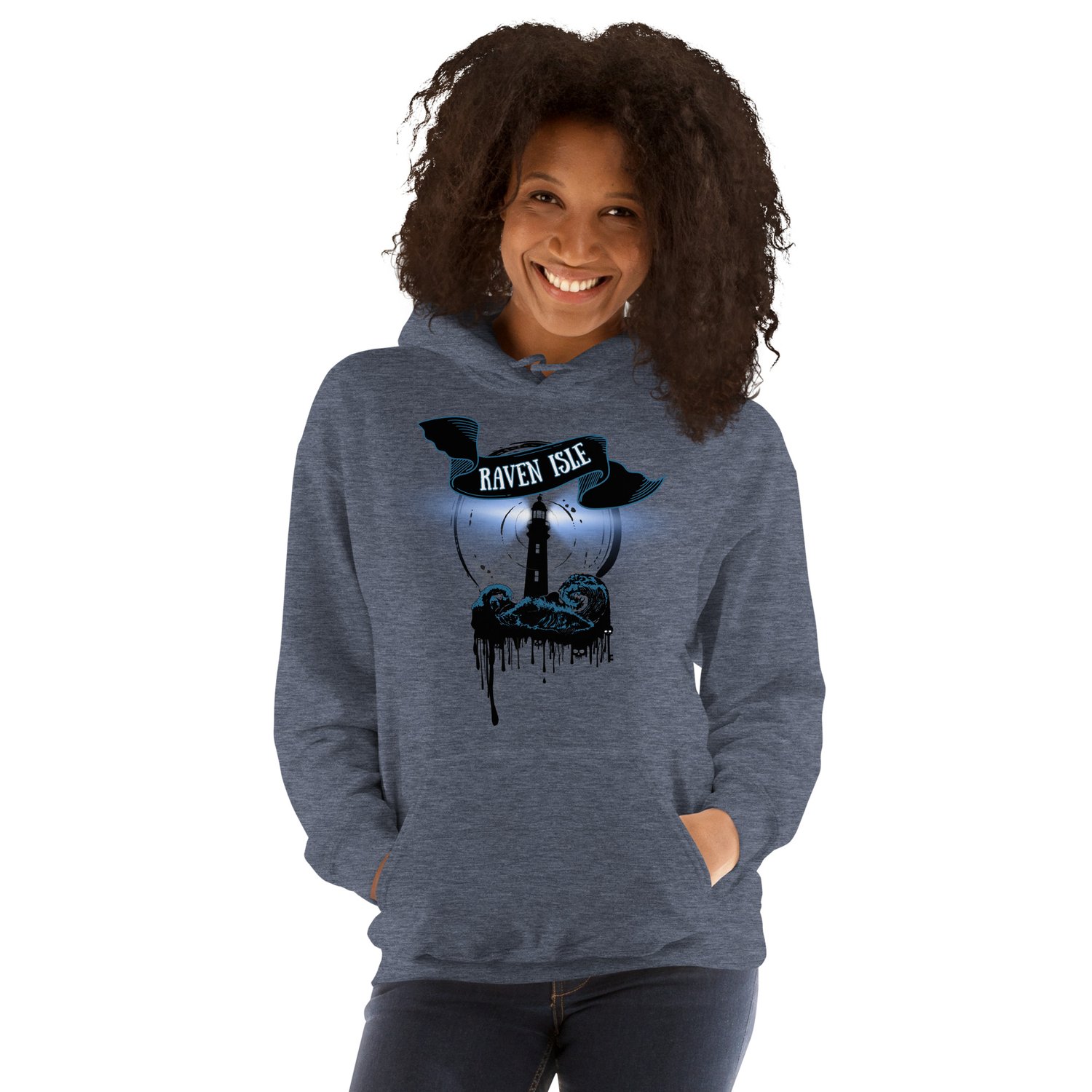 Image of Officially licensed does it hurt Raven Isle Unisex Hoodie