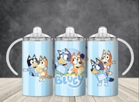 Blue Dog 12oz Sippy Cup