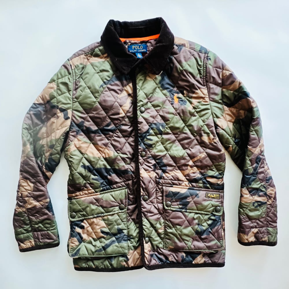 Image of RALPH LAUREN CAMOUFLAGE  HUNTING YOUTH JACKET size M 10-12