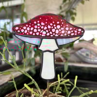 Image 5 of Amanita Mushroom Plant Stake