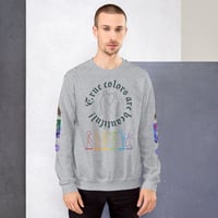Image 8 of True Colors Pride Unisex Sweatshirt