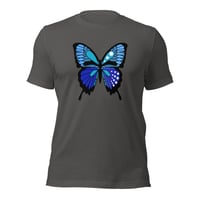 Image 3 of Unisex t-shirt “Blue Butterfly”