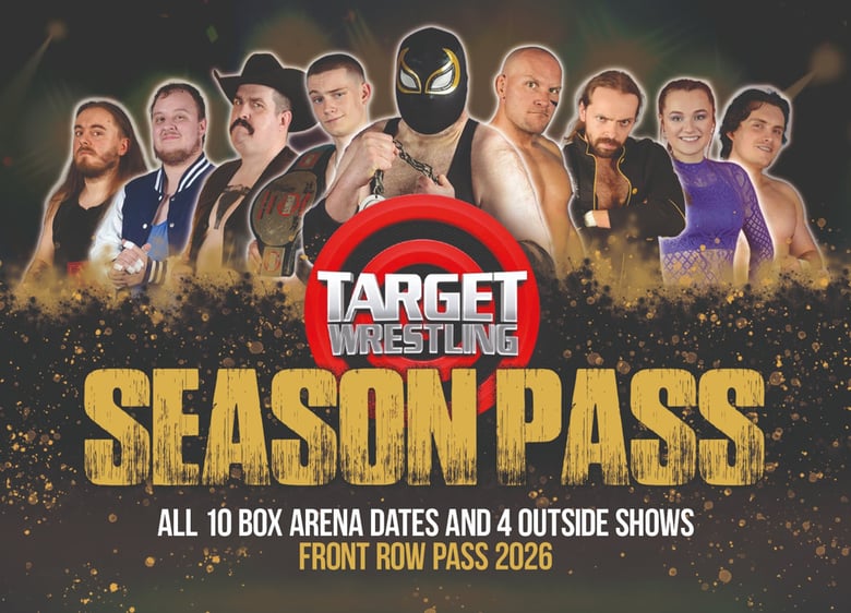 Image of Target wrestling season pass-front row 
