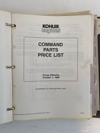 Image 8 of Kohler 1980s Magnum Parts & Service Manual