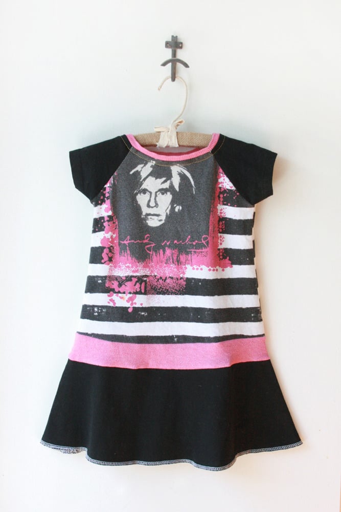 Image of 2/3T (re)DRESS *Andy Warhol* Black/Pink/White