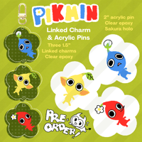 Image 1 of Pikmin Linked charm & pins