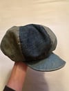 late 1960s denim patchwork cap