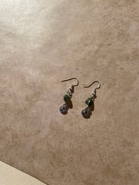 Image 2 of Peace sign earrings 