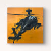 AH-64 Apache Sunset Original Painting