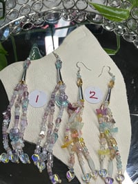  Crystal Fringe Earrings 