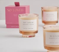 Image 4 of Katie Loxton So Loved Candle Peach Rose and Mandarin 