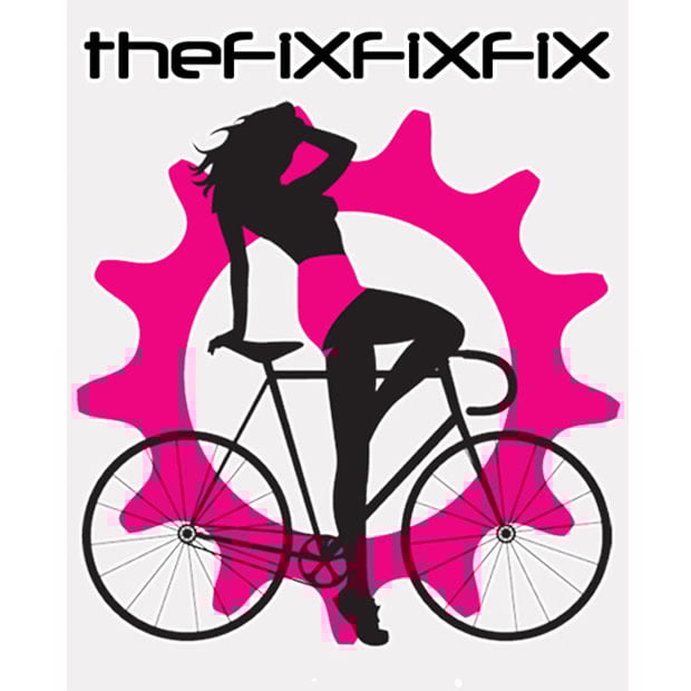 Image of theFiXFiXFiX 2013 "Cog-Girl" Logo Sticker (3-pack)