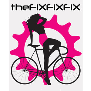 Image of theFiXFiXFiX 2013 "Cog-Girl" Logo Sticker (3-pack)