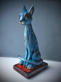 Image 1 of 'Moonhush' Paperclay Cat Sculpture